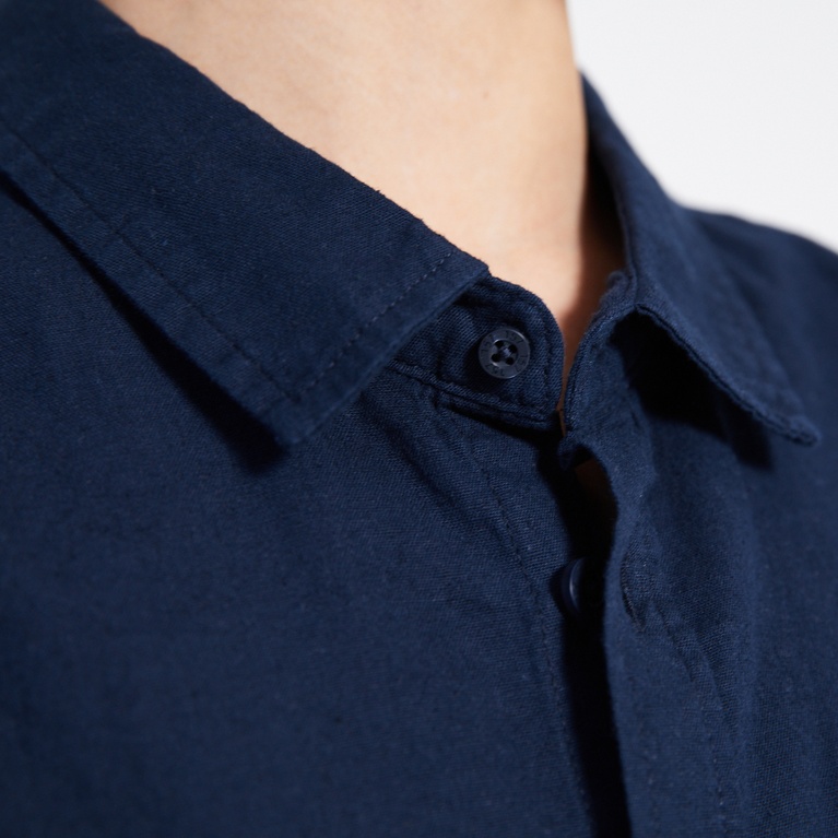 Short sleeve linen blend shirt "Tim star"
